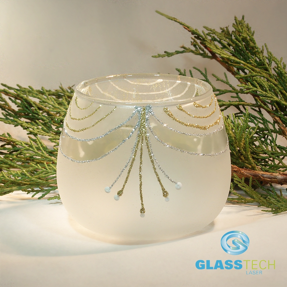 Vánoční svícen-miska 8 cm