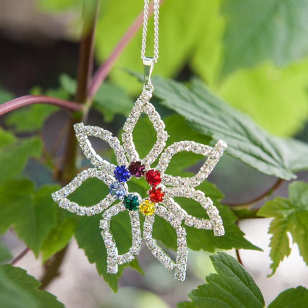 Slunce s čakrovými kameny