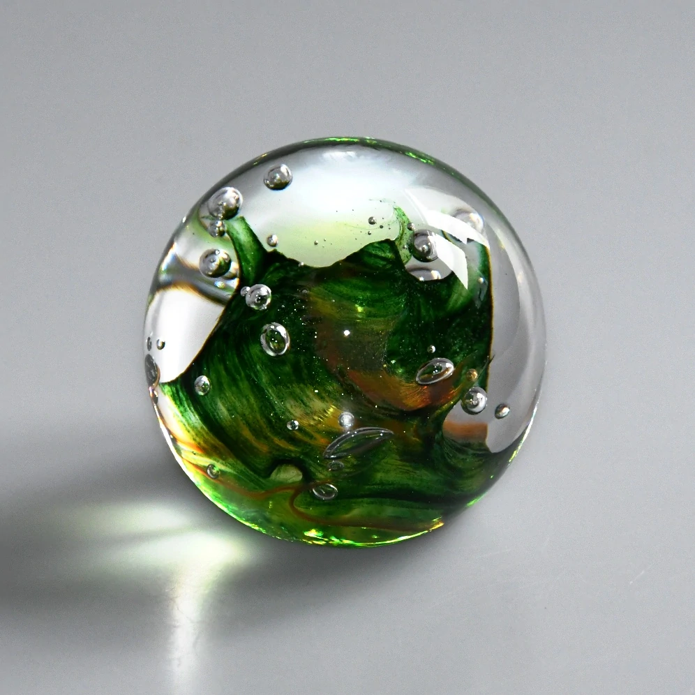 Těžítko  zelená vlna - 90 mm