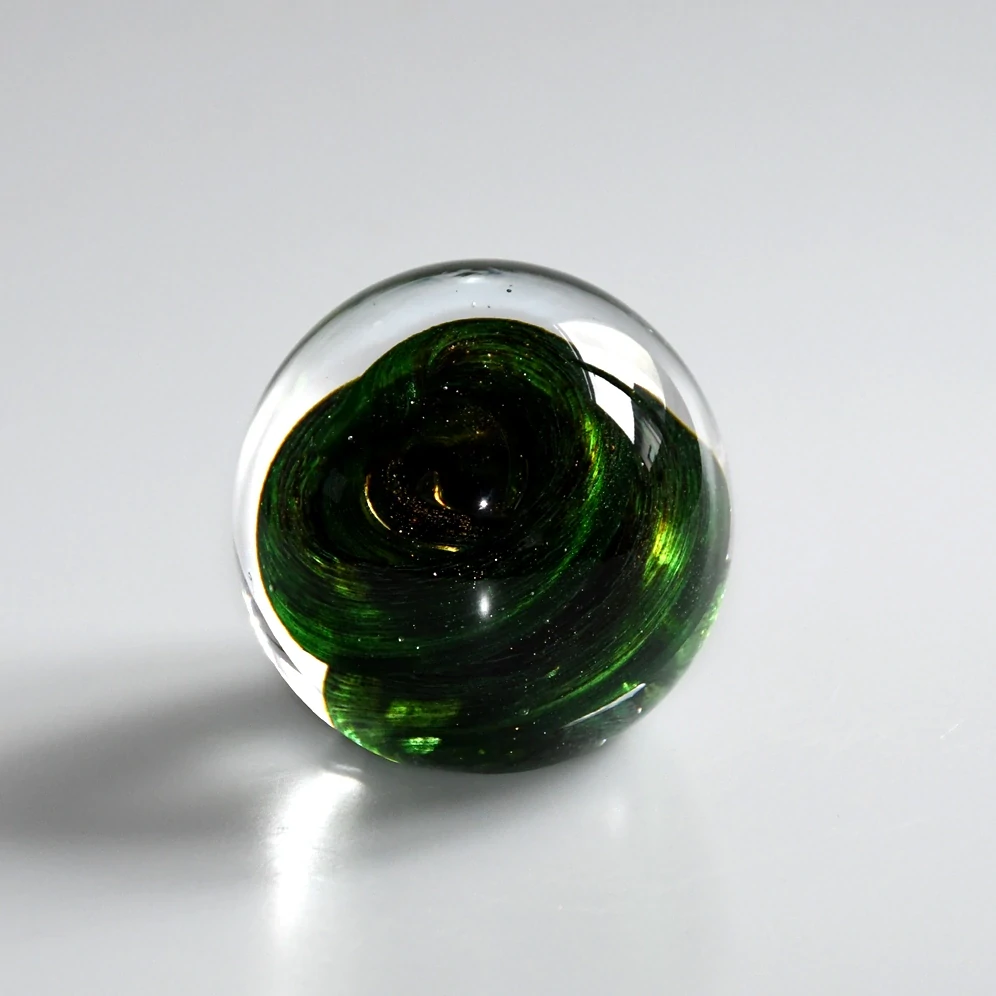 Těžítko  zelený uzel - 90 mm